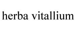 HERBA VITALLIUM trademark
