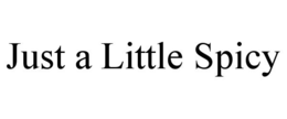 JUST A LITTLE SPICY trademark
