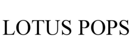 LOTUS POPS trademark