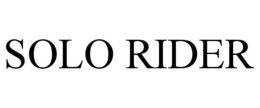 SOLO RIDER trademark