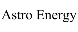 ASTRO ENERGY trademark