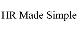 HR MADE SIMPLE trademark