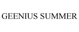 GEENIUS SUMMER trademark