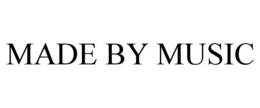 MADE BY MUSIC trademark