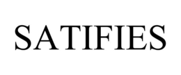 SATIFIES trademark