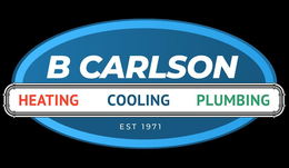 B CARLSON HEATING COOLING PLUMBING EST 1971 trademark