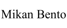 MIKAN BENTO trademark