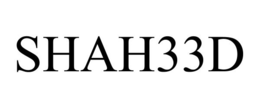 SHAH33D trademark