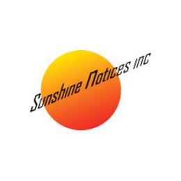 SUNSHINE NOTICES INC trademark