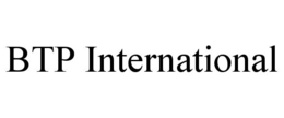 BTP INTERNATIONAL trademark