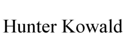 HUNTER KOWALD trademark