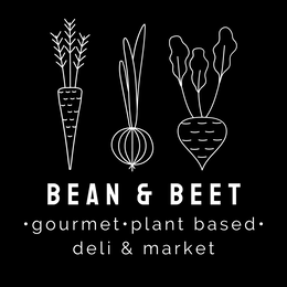 BEAN & BEET · GOURMET ·  PLANT BASED · DELI & MARKET trademark