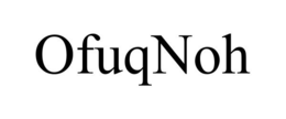 OFUQNOH trademark