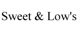 SWEET & LOW'S trademark