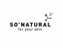SO'NATURAL FOR YOUR SKIN trademark