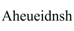 AHEUEIDNSH trademark