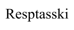 RESPTASSKI trademark