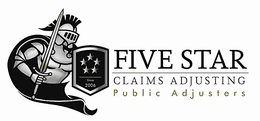 FIVE STAR CLAIMS ADJUSTING PUBLIC ADJUSTERS SINCE 2006 trademark