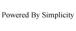POWERED BY SIMPLICITY trademark
