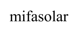 MIFASOLAR trademark