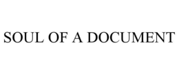 SOUL OF A DOCUMENT trademark
