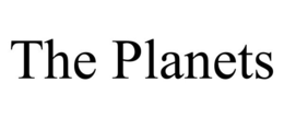 THE PLANETS trademark