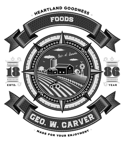 HEARTLAND GOODNESS FOODS GEO. W. CARVER 18 86 ESTD. YEAR GEO. W. CARVER MADE FOR YOUR ENJOYMENT trademark