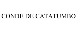 CONDE DE CATATUMBO trademark