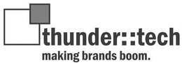 THUNDER::TECH MAKING BRANDS BOOM. trademark