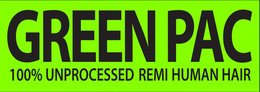 GREEN PAC 100% UNPROCESSED REMI HUMAN HAIR trademark