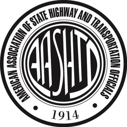 • AMERICAN ASSOCIATION OF STATE HIGHWAY AND TRANSPORTATION OFFICIALS • 1914 AASHTO trademark