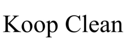KOOP CLEAN trademark