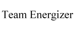 TEAM ENERGIZER trademark