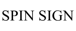 SPIN SIGN trademark