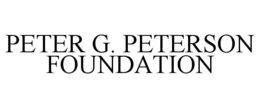 PETER G. PETERSON FOUNDATION trademark