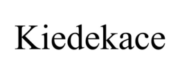 KIEDEKACE trademark