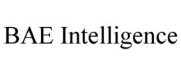 BAE INTELLIGENCE trademark