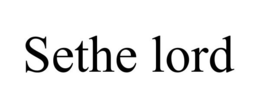 SETHE LORD trademark