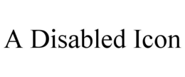 A DISABLED ICON trademark