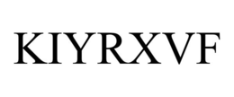 KIYRXVF trademark