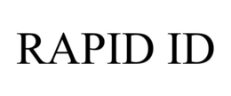 RAPID ID trademark