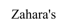 ZAHARA'S trademark