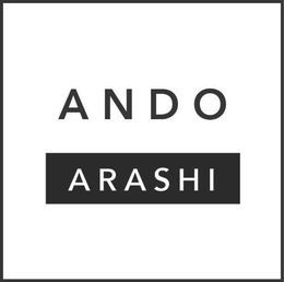 ANDO ARASHI trademark