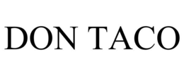 DON TACO trademark