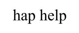 HAP HELP trademark