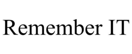 REMEMBER IT trademark