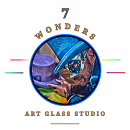 7 WONDERS ART GLASS STUDIO trademark