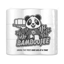 BAMBOOJEE SAVING THE TREES ONE LOG AT A TIME trademark