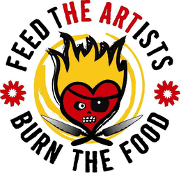 FEED THE ARTISTS BURN THE FOOD trademark