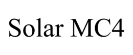 SOLAR MC4 trademark